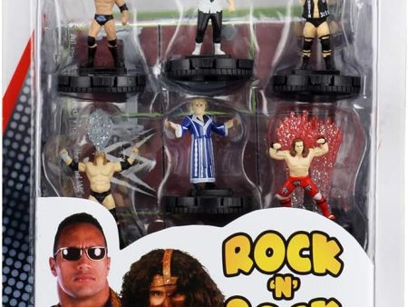 WWE HeroClix with the Rock ‘n’ Sock Connection Starter Set For Cheap