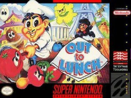 OUT TO LUNCH  - SNES (W BOX & MANUAL) Hot on Sale