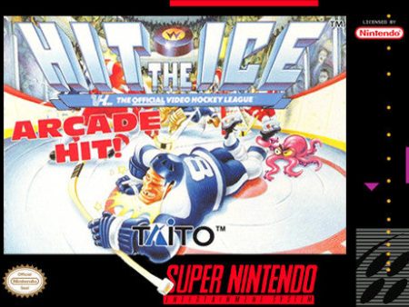 HIT THE ICE  - SNES (W BOX) For Sale